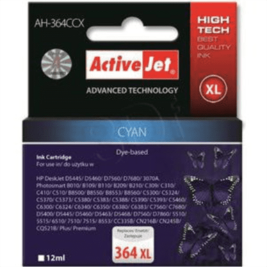 ACTIVEJET Tinta za printer CB325EE, cyan