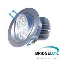 Ugradbena LED lampa X-Light, 7x1W, 6000K, dimabilna