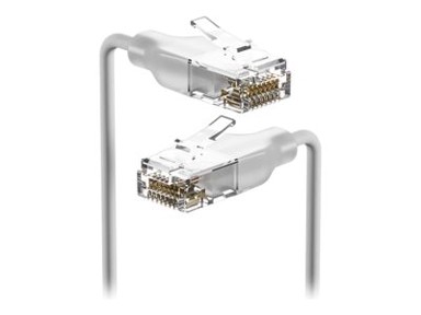 UBIQUITI Mrežni kabel, UACC-Cable-Patch-EL-0.3M-W, Cat 6, duljina 0,3 m, bijela