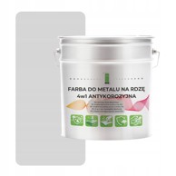 Boja za metal protiv hrđe 4 u 1 siva RAL 7035 pocinčani čelik 5 l saten
