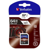 VERBATIM Memorijska kartica Premium, 64 GB, SDXC, Class 10