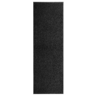 Otirač perivi crni 60 x 180 cm