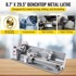 VEVOR Mini metalni tokarski stroj 22 x 75 cm
