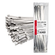 AMIO Metalne stezaljke inox 7,9x400 mm set 100 kom
