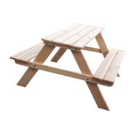 ROJAPLAST Vrtni dječji blagovaonski set od borovine Piknik