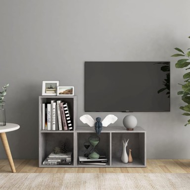 TV ormarići 2 kom 72x35x36,5 cm, konstruirano drvo, boja betona