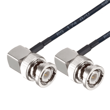Pigtail kabel BNC kutni utikač / BNC kutni utikač, RG174, 2 m