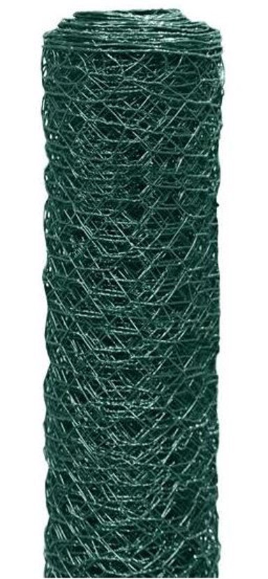 Šesterokutna PVC mreža, 100 cm x 10 m, oko 25 mm, žica 0,9 mm