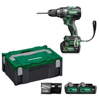 HIKOKI Akumulatorska bušilica-odvijač DS18DC, 18V, 2×4.0Ah, punjač, Hitbox kofer