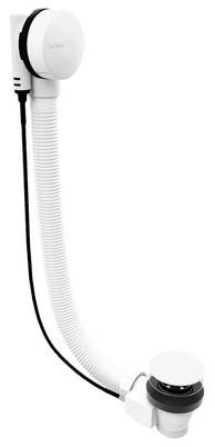 POLYSAN Kadna garnitura s bovden upravljanjem, 600 mm, čep 72 mm, bijela