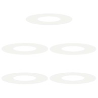 Plastična posuda za cvijeće bijela