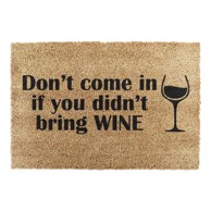 ARTSY DOORMATS Otirač od kokosovih vlakana 40x60 cm Without Wine 