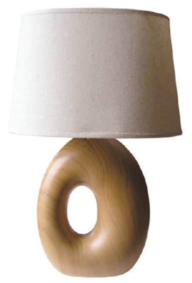 Dekorativna lampa E212S, svijetlo drvo