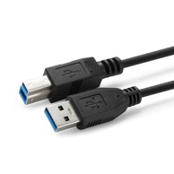 MICROCONNECT USB kabel USB-A na USB-B 3.0 1 m, crni