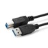 MICROCONNECT USB kabel USB-A na USB-B 3.0 1 m, crni