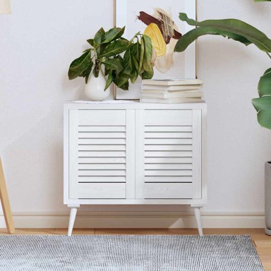 Vrata ormarića Louvred dizajn 2 kom bijela 39,5x29,5 cm