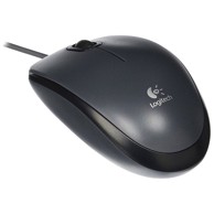 LOGITECH Optički miš M100, 1000 DPI, sivo-crni