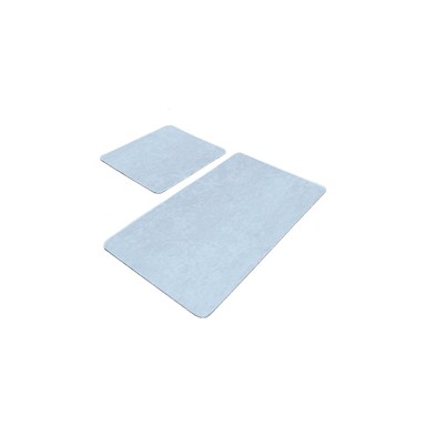 MILA HOME Plave od samta kupaonske prostirke u setu 2 kom 60x100 cm