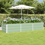 Sadilica 240 x 80 x 45 cm, čelik, zelena