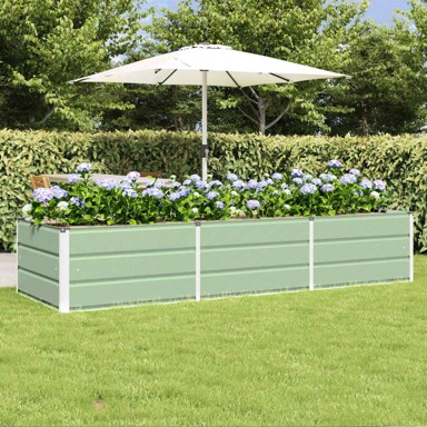 Sadilica 240 x 80 x 45 cm, čelik, zelena