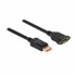 DELOCK DisplayPort produžni kabel 2 m 8K 60Hz, crni, ugrađeni, model 87097