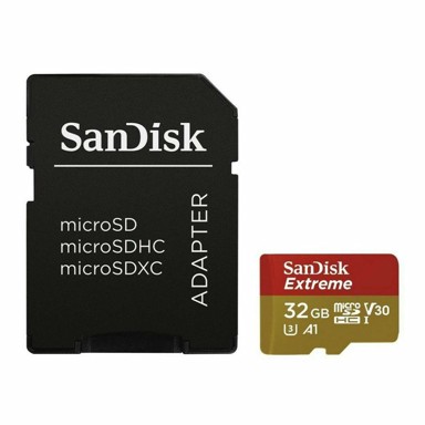 SANDISK Memorijska kartica, micro SDHC Extreme, 32GB, class 10, V30 UHS-I, 100MB/s, SD Adapter