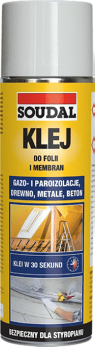 SOUDAL Kontaktno ljepilo u spreju za folije i membrane, 500 ml