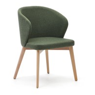 KAVE HOME Tamno zelena blagovaonska stolica Darice 