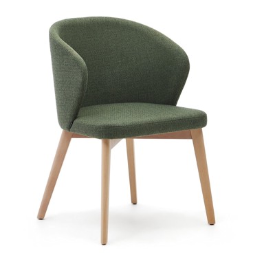 KAVE HOME Tamno zelena blagovaonska stolica Darice 