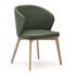KAVE HOME Tamno zelena blagovaonska stolica Darice 