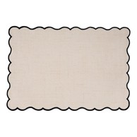 TISECO HOME STUDIO Podmetač od mješavine lana 30x43 cm Noura 