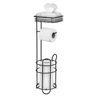 WENKO Crni željezan držač za WC papir