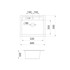 METALAC Sudoper standardni XGRANIT XQUADRO, crni