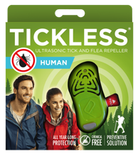 TICKLESS Ultrazvučna zaštita Human, zeleni