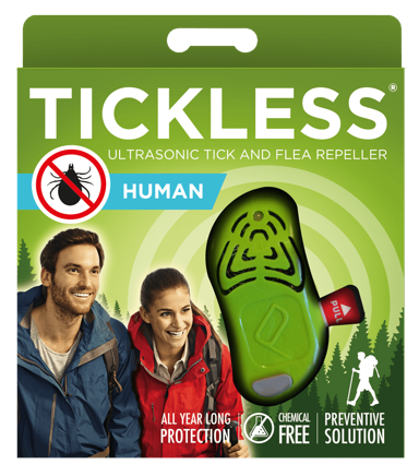 TICKLESS Ultrazvučna zaštita Human, zeleni