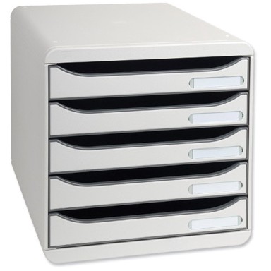 MULTIFORM Office Set ladica, 5 ladica, siva