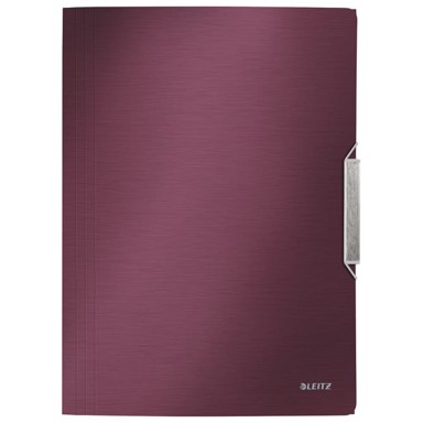 LEITZ Fascikl klapa s gumicom pp A4 Style 39770028, bordo