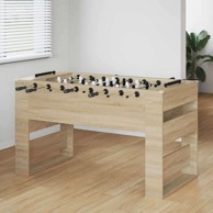 Nogometni stol, set 2 kom, 146.5 × 74 × 85 cm, sonoma hrast