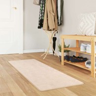 Tepih Print, poliester/PVC, 50 x 150 cm, krem