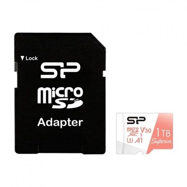SILICON POWER Memorijska kartica SD Micro, 1TB, Class 10 UHS-I U3 V30, Superior, s adapterom SD