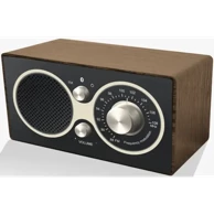 ELTRA Czajka stolni radio FM s Bluetoothom, retro drveno kućište, 3 W, sivi
