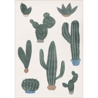 FD Zeleni/boje slonovače dječji tepih 120x170 cm Cacto Malachite 