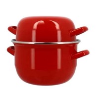 MENASTYL Lonac, crna, glazirani emajlirani čelik  