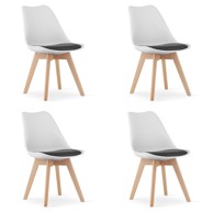 Set stolica, set od 4, bijela