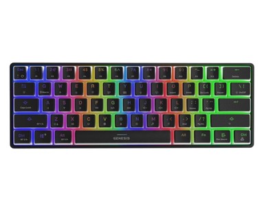 GENESIS Tipkovnica Thor 660, bežična, crna