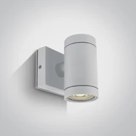 Zidna svjetiljka, 1xGU10, 35W, IP54, DM67130E/W, bijela