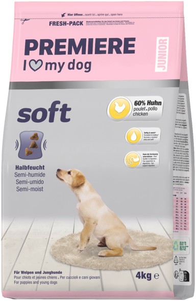 PREMIERE Hrana za pse Soft Junior piletina 4 kg