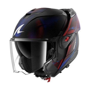 SHARK Kaciga OXO SPEED-TECH, XL, mat crna, plava, crvena