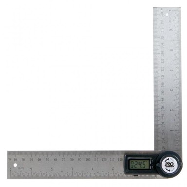 XLTOOLS Digitalni kutomjer, 2x280 mm, LCD zaslon, nehrđajući čelik