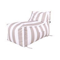 BONAMI ESSENTIALS Bijela/siva vrtna vreća za sjedenje